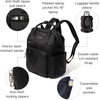 image:imageBaggallini Securtex AntiTheft Windsor Backpack for Travel Work amp College RFID amp Locking Zipper Up to 16 LaptopBlack