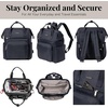 image:imageBaggallini Securtex AntiTheft Windsor Backpack for Travel Work amp College RFID amp Locking Zipper Up to 16 LaptopFrench Navy