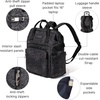image:imageBaggallini Securtex AntiTheft Windsor Backpack for Travel Work amp College RFID amp Locking Zipper Up to 16 LaptopMidnight Blossom Print
