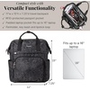 image:imageBaggallini Securtex AntiTheft Windsor Backpack for Travel Work amp College RFID amp Locking Zipper Up to 16 LaptopMidnight Blossom Print