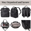 image:imageBaggallini Securtex AntiTheft Windsor Backpack for Travel Work amp College RFID amp Locking Zipper Up to 16 LaptopMidnight Blossom Print