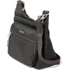 image:imageBaggallini Securtex Antitheft Crossover Crossbody Bag 11w X 85h Rfid Builtin Wallet Locking ZippersCharcoal