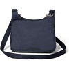image:imageBaggallini Securtex Antitheft Crossover Crossbody Bag 11w X 85h Rfid Builtin Wallet Locking ZippersFrench Navy