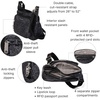 image:imageBaggallini Securtex Antitheft Crossover Crossbody Bag 11w X 85h Rfid Builtin Wallet Locking ZippersMidnight Blossom Print