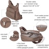 image:imageBaggallini Securtex Antitheft Crossover Crossbody Bag 11w X 85h Rfid Builtin Wallet Locking ZippersPortobello
