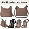 image:imageBaggallini Securtex Antitheft Crossover Crossbody Bag 11w X 85h Rfid Builtin Wallet Locking ZippersPortobello