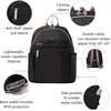 image:imageBaggallini Securtex Antitheft Vacation Travel Backpack 10x13 SlashResistant Nylon Daypack wRFID BlackBlackNeutral