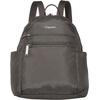 image:imageBaggallini Securtex Antitheft Vacation Travel Backpack 10x13 SlashResistant Nylon Daypack wRFID BlackCharcoal