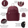 image:imageBaggallini Securtex Antitheft Vacation Travel Backpack 10x13 SlashResistant Nylon Daypack wRFID BlackJamDusty Mauve