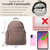 image:imageBaggallini Securtex Antitheft Vacation Travel Backpack 10x13 SlashResistant Nylon Daypack wRFID BlackPortobello