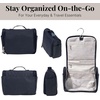 image:imageBaggallini Small Toiletry Kit  Lightweight 5x8 Inch Makeup BagFrench Navy
