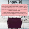image:imageBaggallini Small Toiletry Kit  Lightweight 5x8 Inch Makeup BagMulberry