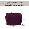 image:imageBaggallini Small Toiletry Kit  Lightweight 5x8 Inch Makeup BagMulberry