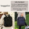 image:imageBaggallini Soho Backpack  Travel Laptop Backpack for Women  Lightweight WaterResistant Luggage Bag BlackBlack Neoprene