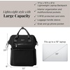 image:imageBaggallini Soho Backpack  Travel Laptop Backpack for Women  Lightweight WaterResistant Luggage Bag BlackBlack Neoprene