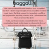 image:imageBaggallini Soho Backpack  Travel Laptop Backpack for Women  Lightweight WaterResistant Luggage Bag BlackBlack Neoprene