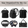 image:imageBaggallini Soho Backpack  Travel Laptop Backpack for Women  Lightweight WaterResistant Luggage Bag BlackBlack Neoprene