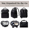 image:imageBaggallini Soho Backpack  Travel Laptop Backpack for Women  Lightweight WaterResistant Luggage Bag BlackBlack Twill