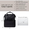 image:imageBaggallini Soho Backpack  Travel Laptop Backpack for Women  Lightweight WaterResistant Luggage Bag BlackBlack Twill