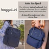 image:imageBaggallini Soho Backpack  Travel Laptop Backpack for Women  Lightweight WaterResistant Luggage Bag BlackBlack Twill