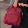 image:imageBaggallini Soho Backpack  Travel Laptop Backpack for Women  Lightweight WaterResistant Luggage Bag BlackDark Cherry
