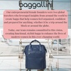 image:imageBaggallini Soho Backpack  Travel Laptop Backpack for Women  Lightweight WaterResistant Luggage Bag BlackFrench Navy