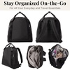 image:imageBaggallini Swift Backpack  Lightweight 45x153x63 Travel Backpack with RFID Pocket Luggage Sleeve and Padded StrapsBlite Black