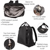 image:imageBaggallini Swift Backpack  Lightweight 45x153x63 Travel Backpack with RFID Pocket Luggage Sleeve and Padded StrapsBlite Black