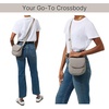 image:imageBaggallini Swift Flap Mini CrossbodyBlite Silver Sand