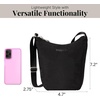 image:imageBaggallini Swift Mini Crossbody Bag for Women  45x7 Small Travel Purse with Crossbody Strap and RFIDBlite Black