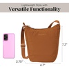 image:imageBaggallini Swift Mini Crossbody Bag for Women  45x7 Small Travel Purse with Crossbody Strap and RFIDBlite Caramel