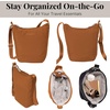 image:imageBaggallini Swift Mini Crossbody Bag for Women  45x7 Small Travel Purse with Crossbody Strap and RFIDBlite Caramel