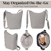 image:imageBaggallini Swift Mini Crossbody Bag for Women  45x7 Small Travel Purse with Crossbody Strap and RFIDBlite Silver Sand