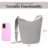 image:imageBaggallini Swift Mini Crossbody Bag for Women  45x7 Small Travel Purse with Crossbody Strap and RFIDBlite Silver Sand