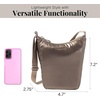 image:imageBaggallini Swift Mini Crossbody Bag for Women  45x7 Small Travel Purse with Crossbody Strap and RFIDCopper Metallic