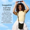 image:imageBaggallini Swift Mini Crossbody Bag for Women  45x7 Small Travel Purse with Crossbody Strap and RFIDSilver Metallic