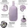 image:imageBaggallini Swift Sling  Lightweight 725x 125 Crossbody Sling Backpack with ConvertibleBlite Lilac
