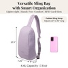 image:imageBaggallini Swift Sling  Lightweight 725x 125 Crossbody Sling Backpack with ConvertibleBlite Lilac
