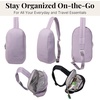 image:imageBaggallini Swift Sling  Lightweight 725x 125 Crossbody Sling Backpack with ConvertibleBlite Lilac