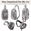 image:imageBaggallini Swift Sling  Lightweight 725x 125 Crossbody Sling Backpack with ConvertibleSilver Metallic