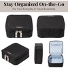image:imageBaggallini Travel Jewelry Box  Lightweight 47x47x19 Travel Jewelry CaseBlack Cheetah Emboss
