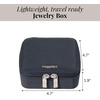 image:imageBaggallini Travel Jewelry Box  Lightweight 47x47x19 Travel Jewelry CaseFrench Navy