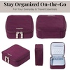 image:imageBaggallini Travel Jewelry Box  Lightweight 47x47x19 Travel Jewelry CaseMulberry