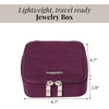 image:imageBaggallini Travel Jewelry Box  Lightweight 47x47x19 Travel Jewelry CaseMulberry