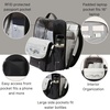 image:imageBaggallini Tribeca Expandable Laptop Backpack  15x11 Lightweight RFID Computer Bag for Work amp Travel with Luggage SleeveBlack Twill