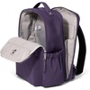 image:imageBaggallini Tribeca Expandable Laptop Backpack  15x11 Lightweight RFID Computer Bag for Work amp Travel with Luggage SleeveDeep Grape Twill
