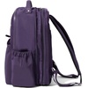 image:imageBaggallini Tribeca Expandable Laptop Backpack  15x11 Lightweight RFID Computer Bag for Work amp Travel with Luggage SleeveDeep Grape Twill