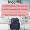 image:imageBaggallini Tribeca Expandable Laptop Backpack  15x11 Lightweight RFID Computer Bag for Work amp Travel with Luggage SleeveFrench Navy Twill