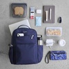 image:imageBaggallini Tribeca Expandable Laptop Backpack  15x11 Lightweight RFID Computer Bag for Work amp Travel with Luggage SleeveFrench Navy Twill