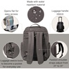 image:imageBaggallini Tribeca Expandable Laptop Backpack  15x11 Lightweight RFID Computer Bag for Work amp Travel with Luggage SleeveSmoke Twill